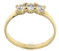 Anello Il Diamante 2 Gioielli Donna in Oro giallo Zirconia ANOR-176-42 - ANOR-176-42